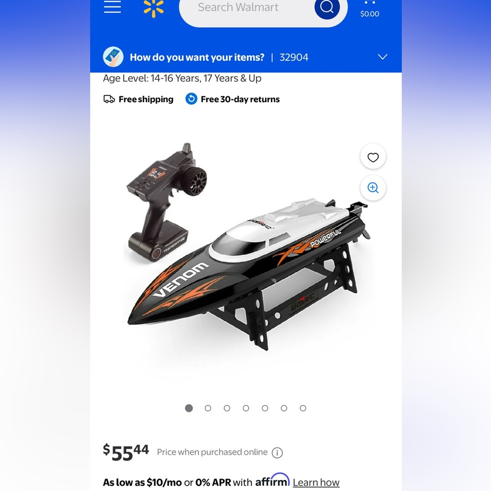 Udir/c Venom powerful speed electronic boats.
